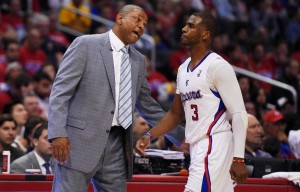 Chris Paul e Doc Rivers estão juntos na mesma causa: irão boicotar os Clippers caso Sterling siga à frente da franquia (Foto: AP)