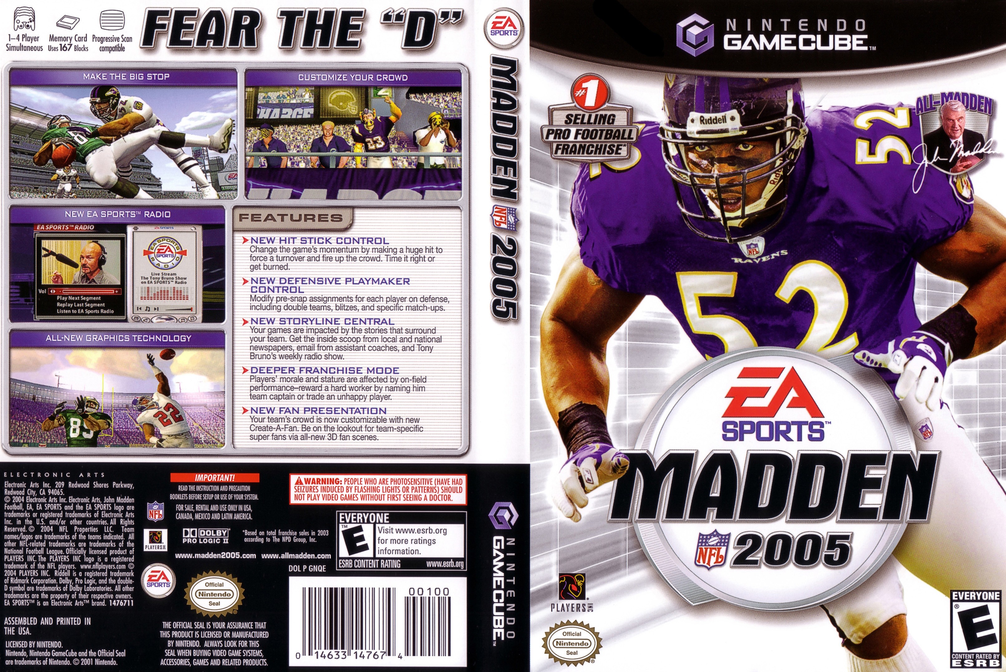 Madden cover 2005