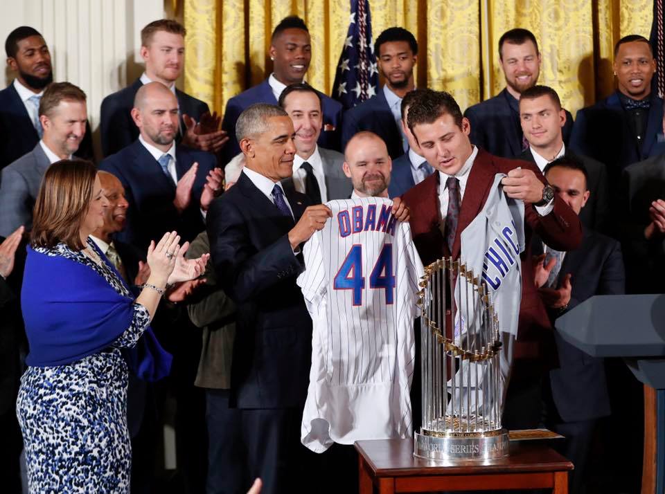 Chicago Cubs é homenageado por Barack Obama