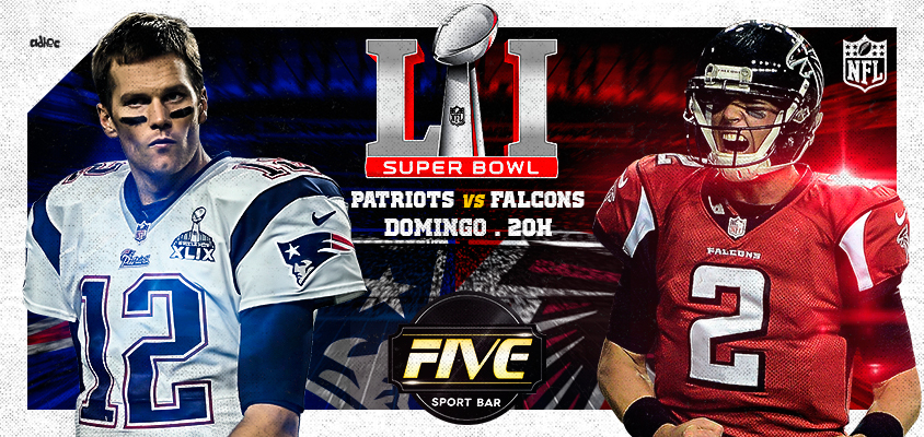 Super Bowl LI será entre Falcons e Patriots