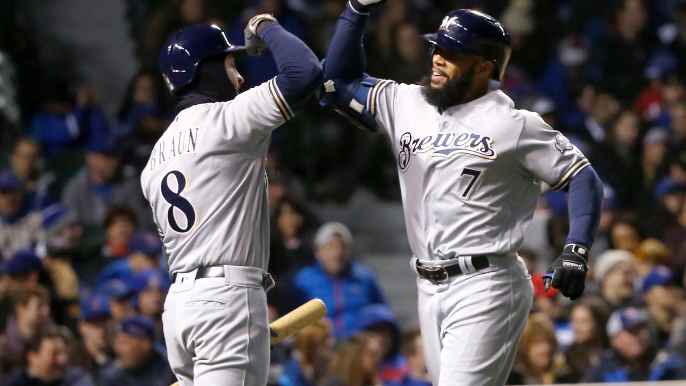 Eric Thames iguala recorde e Milwaukee Brewers surpreende Chicago Cubs