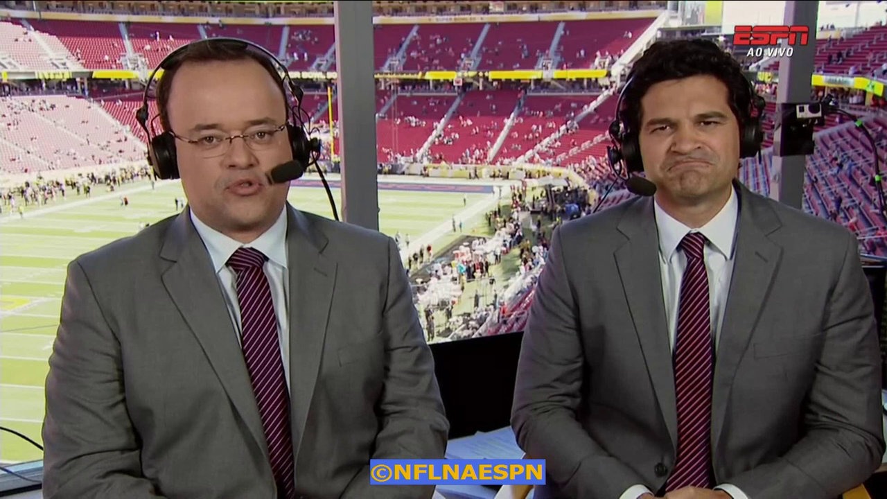 Everaldo Marques e Paulo Antunes, dupla principal dos jogos da NFL na ESPN