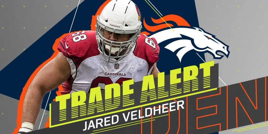 Jared Veldheer é trocado para o Denver Broncos pelo Arizona Cardinals
