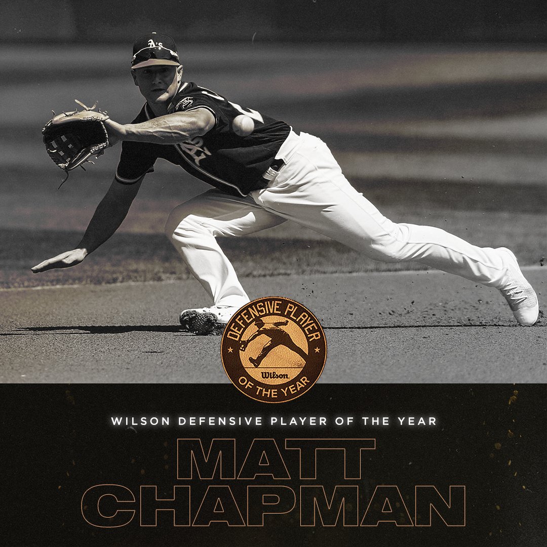 Matt Chapman, 3B dos Athletics, é eleito jogador defensivo de 2018