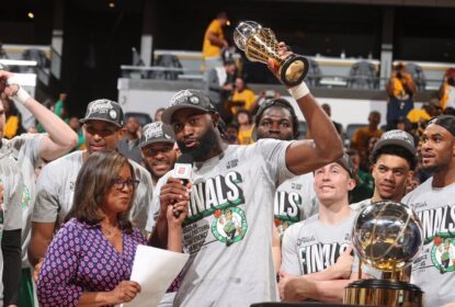 Jaylen Brown revela surpresa por MVP do Leste: ‘Nunca ganhei m… nenhuma’ - The Playoffs