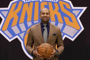 Derek Fisher chegou aos Knicks com contrato de 5 anos 