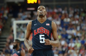 Kevin Durant, MVP da última temporada, é o destaque da seleção americana para o Mundial de Basquete 2014 