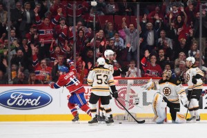 Brendan Gallagher foi um dos destaques da vitória dos Canadiens ao marcar duas vezes (Foto: NHL)
