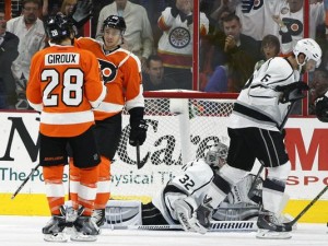 Flyers brecou sequência de seis vitórias dos Kings (Foto: AP)