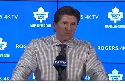 Babcock ainda procura sucessor de Phaneuf nos Maple Leafs - The Playoffs