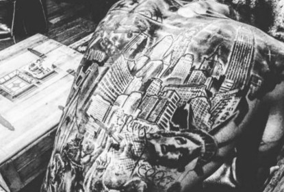 Odell Beckham Jr. tatua cidade de Nova York nas costas - The Playoffs