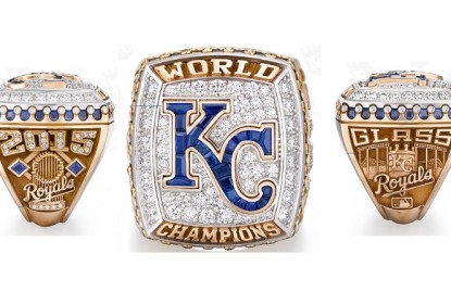 Kansas City Royals ostentam em anel de campeão da World Series - The Playoffs