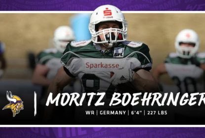 Wide receiver dos Vikings, Moritz Boehringer quer ser “Nowitzki da NFL” - The Playoffs