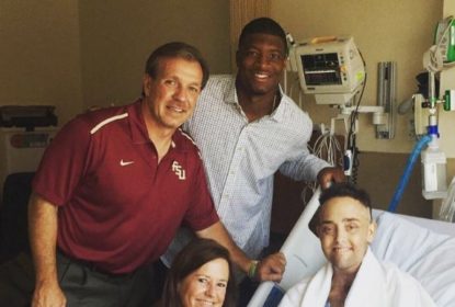 Jameis Winston visita sobreviventes do tiroteio em Orlando - The Playoffs