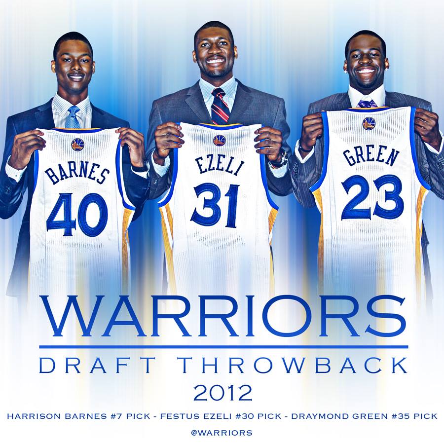 Warriors draft Barnes Ezeli Green