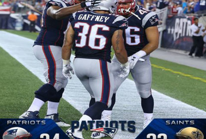 Sem Brady e com Garappolo, Patriots vencem Saints - The Playoffs