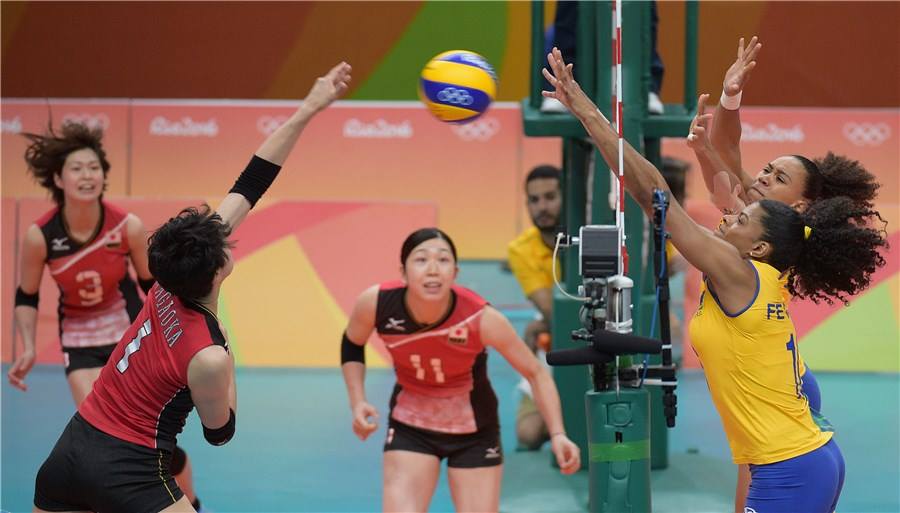 Brasil vence Japão no vôlei feminino das Olimpíadas 2016