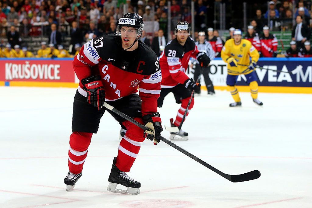 Sidney Crosby é capitão da seleção de hóquei do Canadá