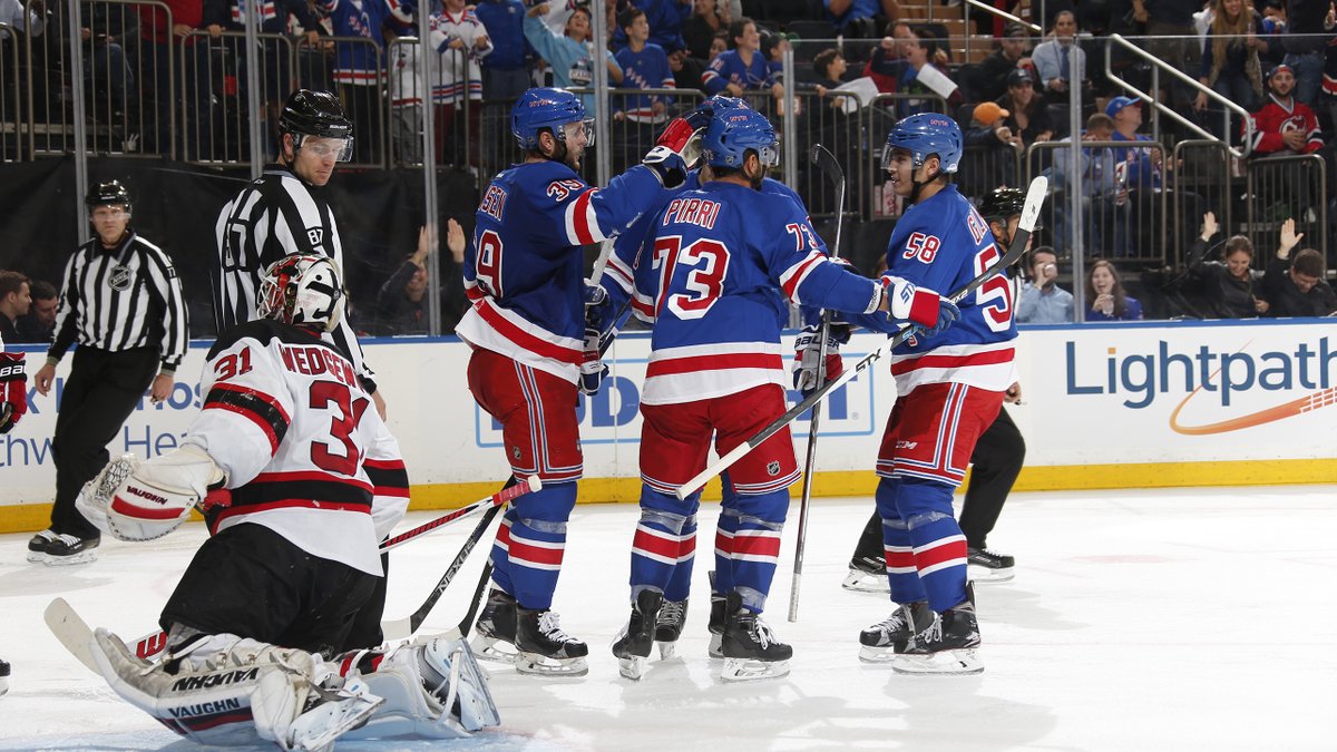 New York Rangers vence New Jersey Devils na pré-temporada da NHL