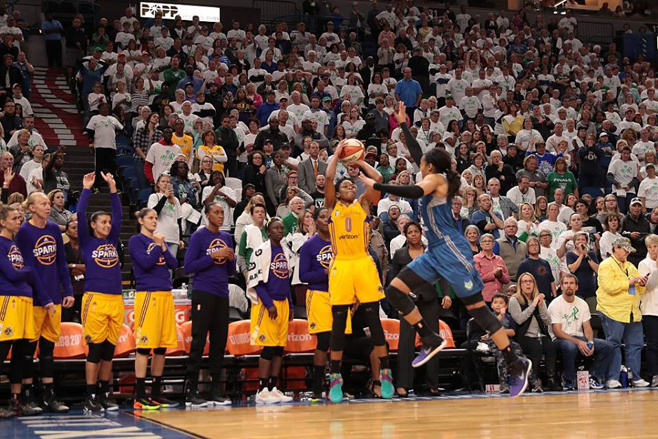 Alana Beard acerta arremesso decisivo na vitória dos Sparks sobre o Lynx nas Finais da WNBA 2016