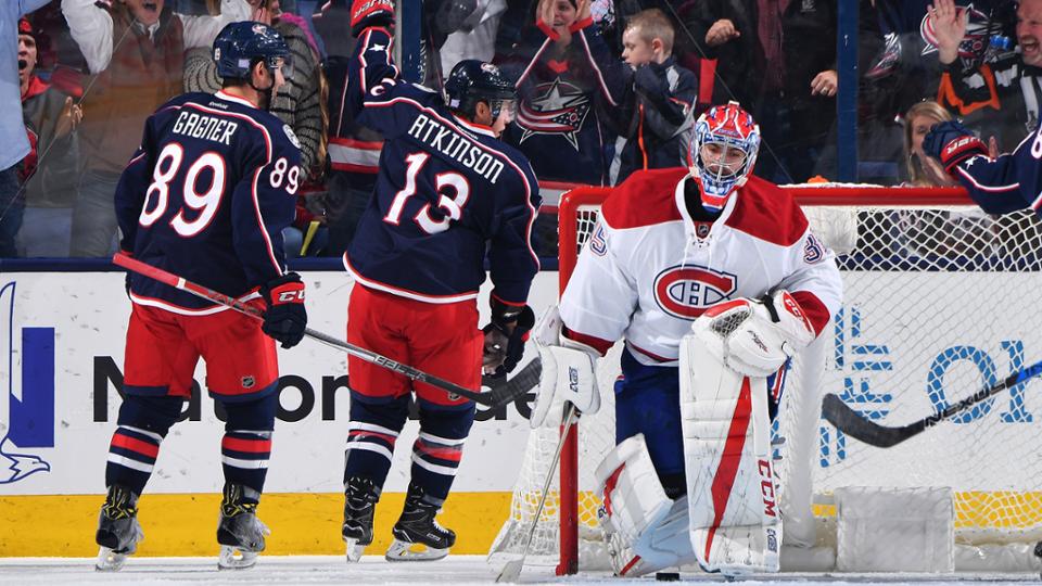 Blue Jackets aplicam goleada histórica nos Canadiens
