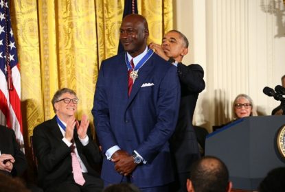 Presidente Barack Obama presta homenagem a Michael Jordan e Kareem Abdul-Jabbar - The Playoffs