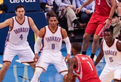 Nos momentos finais, Westbrook decide e garante vitória do Thunder sobre os Rockets - The Playoffs