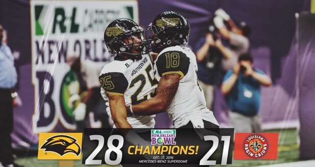 Southern Miss vence New Orleans Bowl