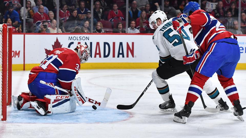 Sharks batem Canadiens e conquistam quarta vitória seguida