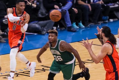 Série de triples-doubles Westbrook tem fim, mas Thunder vence Celtics - The Playoffs