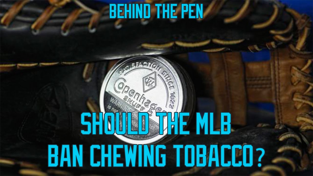 Novos atletas da MLB não podem mais mascar tabaco