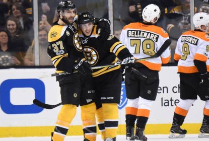 Boston Bruins derrota Philadelphia Flyers em partida de nove gols - The Playoffs