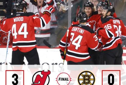 New Jersey Devils supera o Boston Bruins e vence por 3 a 0 - The Playoffs