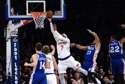Knicks derrotam Sixers no último lance - The Playoffs