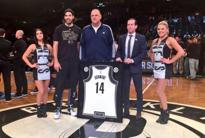 Oscar Schmidt é homenageado pelo Brooklyn Nets antes de partida - The Playoffs