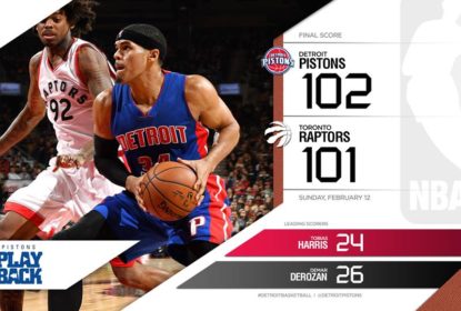 De virada, Pistons batem Raptors fora de casa - The Playoffs