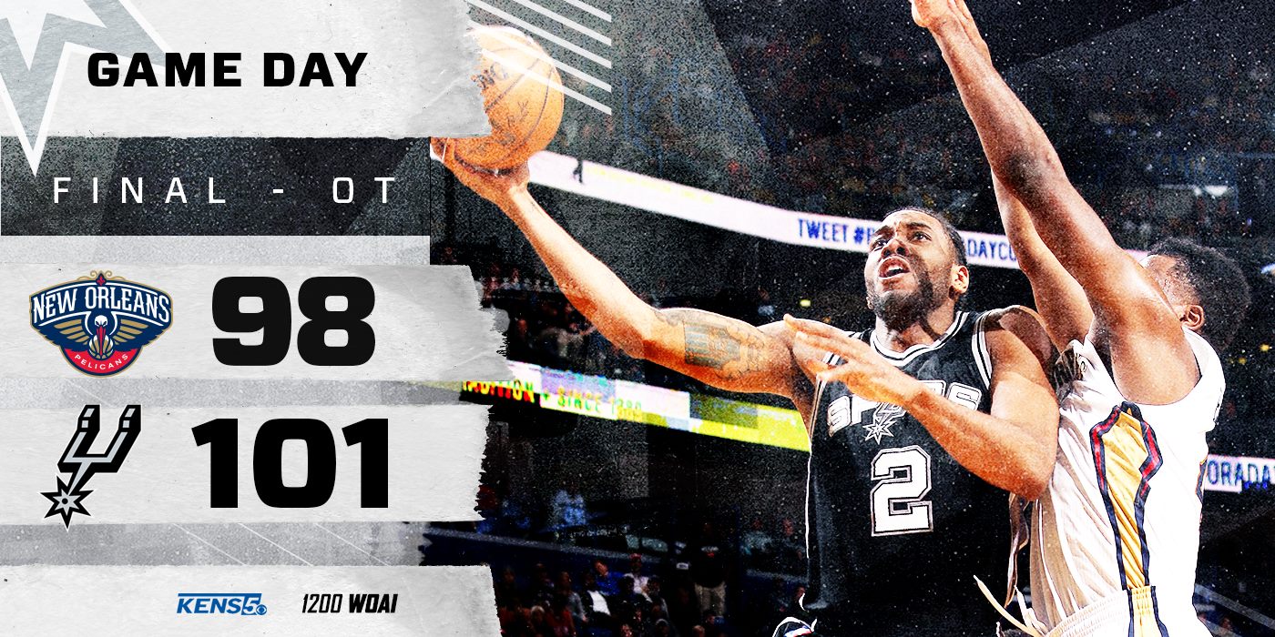 San Antonio Spurs vencem o New Orleans Pelicans por 101 a 98 - The Playoffs