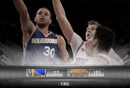 Warriors derrotam Knicks e voltam a vencer depois de duas derrotas seguidas - The Playoffs