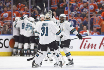 Numa virada sensacional, Sharks derrotam Oilers no Jogo 1 dos playoffs - The Playoffs