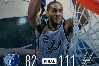 Após susto no primeiro quarto, Spurs passeiam contra Grizzlies - The Playoffs