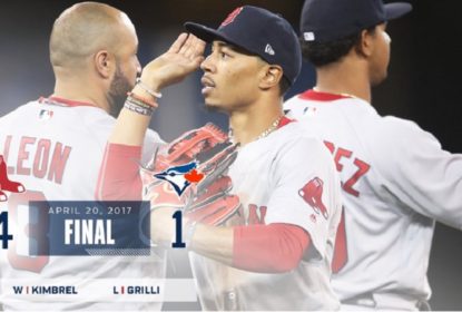 Mookie Betts garante vitória dos Red Sox sobre Blue Jays - The Playoffs