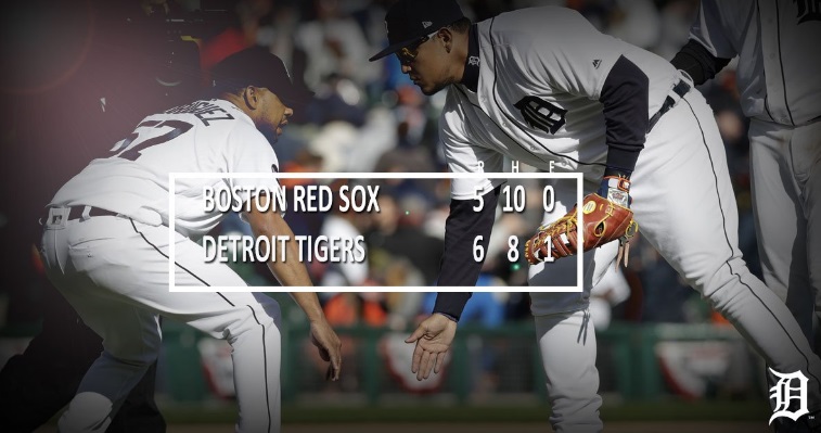 Tigers vencem Red Sox no home opener da MLB