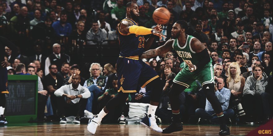 LeBron James comanda vitória dos Cavaliers sobre os Celtics