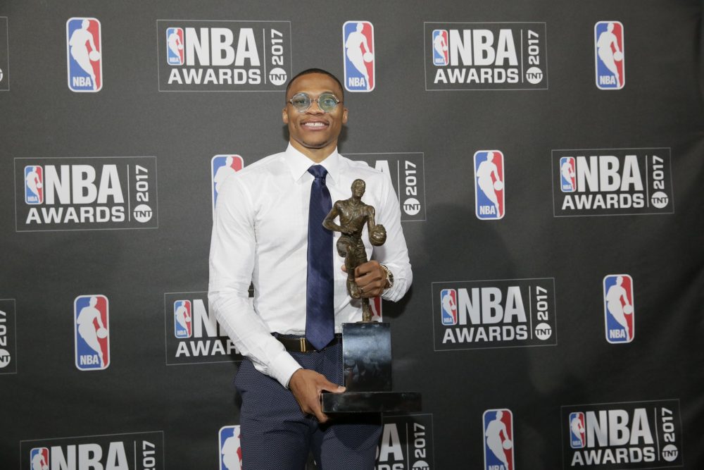 Russell Westbrook é eleito MVP da temporada 16-17 da NBA