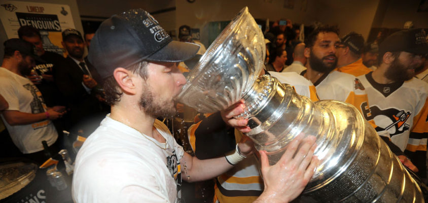 Sidney Crosby comemora título da Stanley Cup 2017