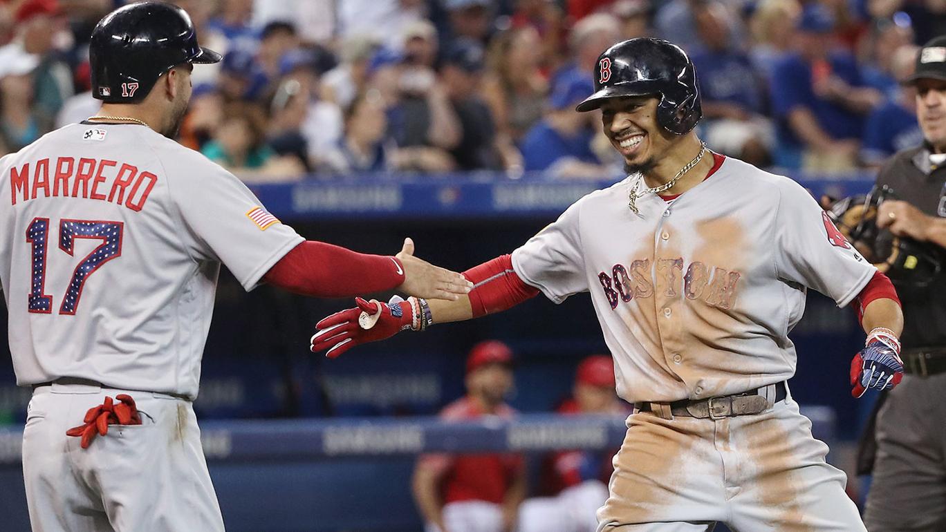Com oito corridas impulsionadas, Mookie Betts é destaque dos Red Sox