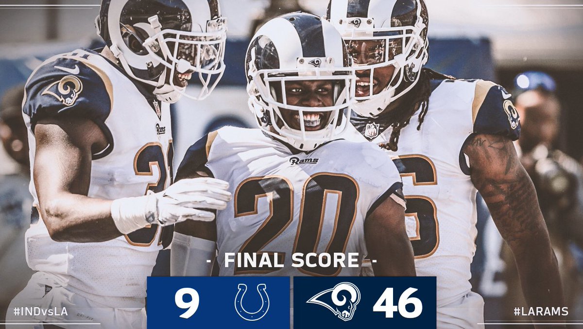 Los Angeles Rams abrem temporada 2017 com vitória sobre os Colts