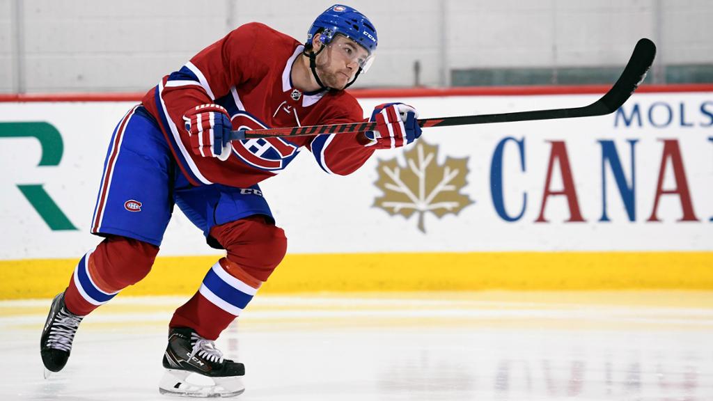 Jonathan Drouin jogará como central no training camp dos Canadiens