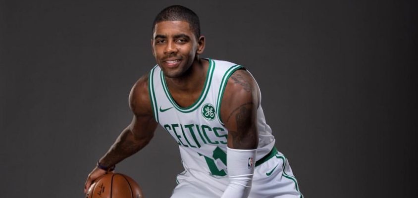 Kyrie Irving se apresenta ao Boston Celtics
