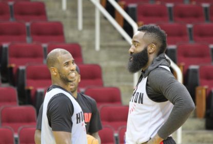 Técnico do Houston Rockets planeja usar Chris Paul e James Harden juntos por 18 minutos - The Playoffs